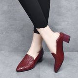 Valerina | Skórzane buty