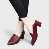Valerina | Skórzane buty