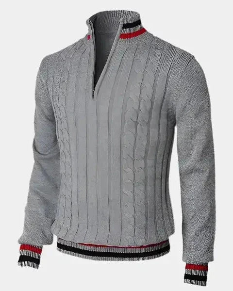 William™ | Podstawowy sweter z wysokim kołnierzem