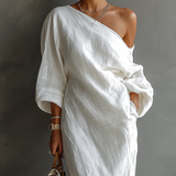 Elise™ | Asymetryczna i elegancka maxi sukienka