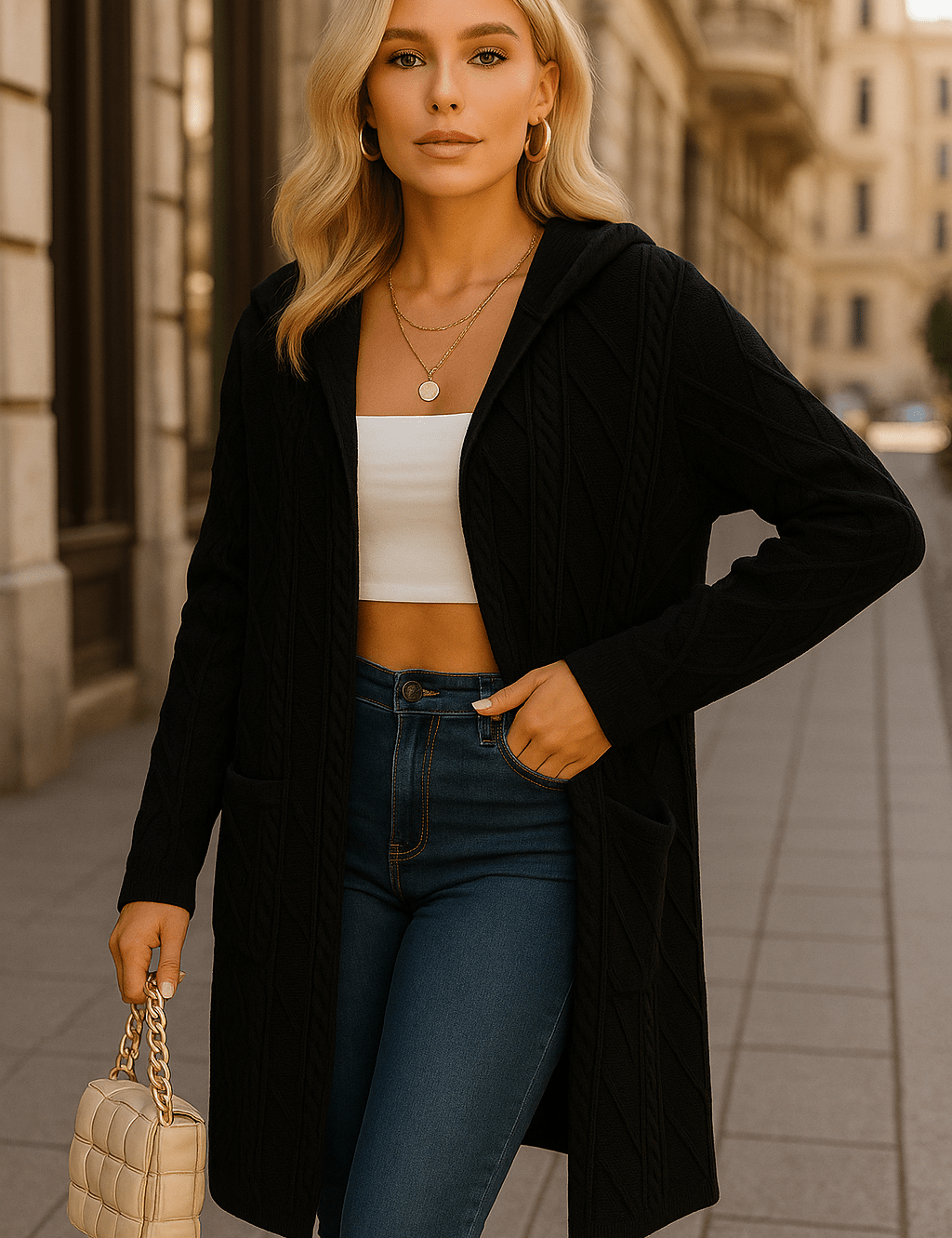 Zienna | Bluza z kapturem