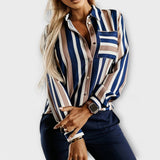 Ema - Casualowa bluzka w paski