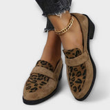 Carla - Eleganckie damskie buty z leopardzim wzorem