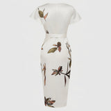 Isabel - Sukienka Midi z Kokardą