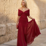 Elegancka Sukienka Santana z Jedwabiu