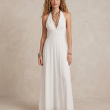 Leonor - Maxi sukienka z halterem