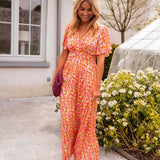 Sandra - Elegancka sukienka maxi