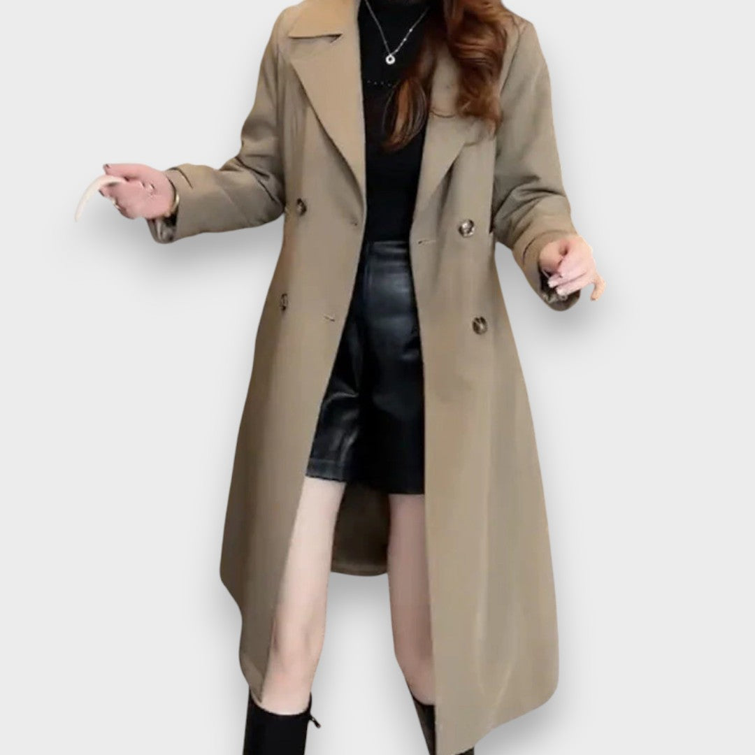 Luiza™ - Elegancki Długi Płaszcz