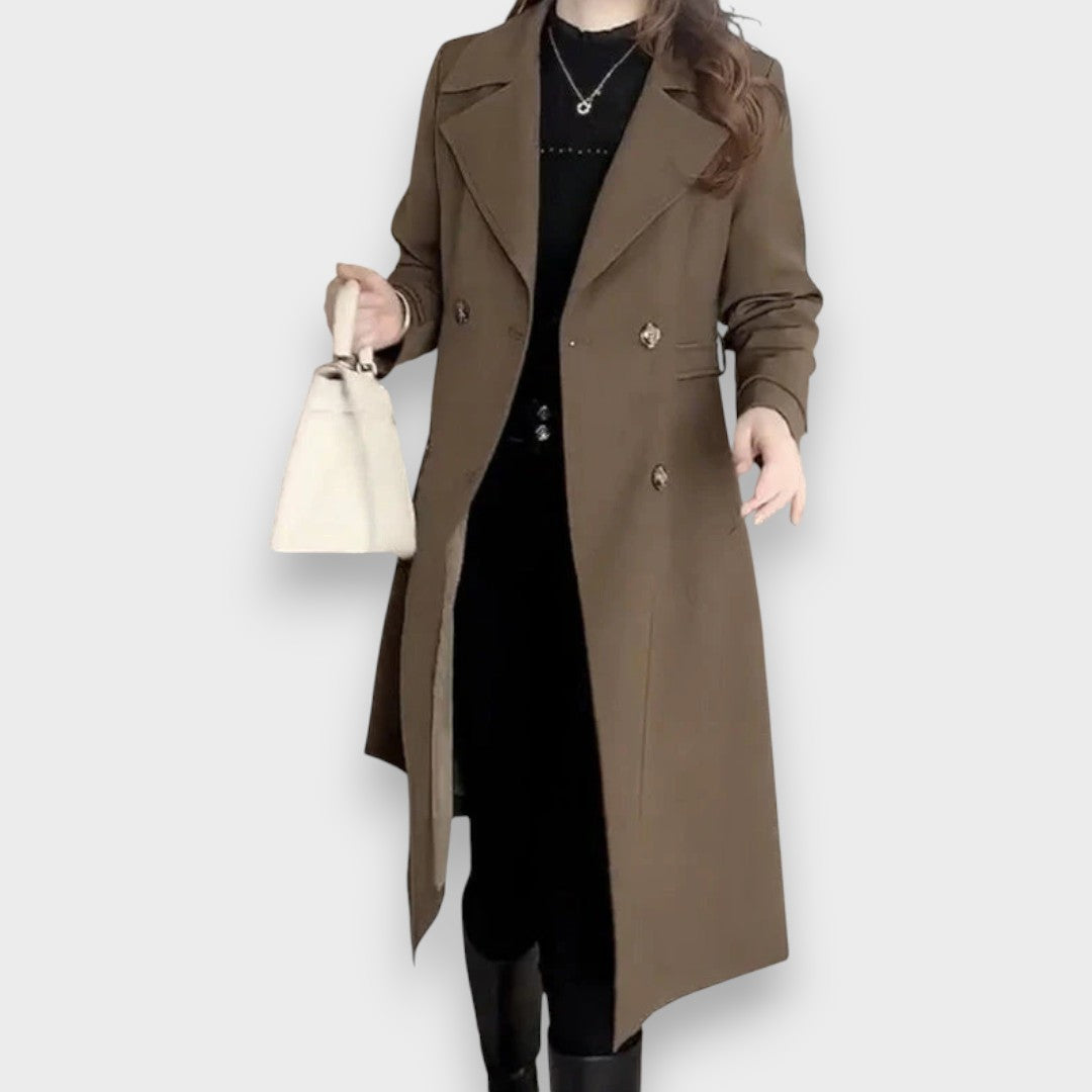 Luiza™ - Elegancki Długi Płaszcz